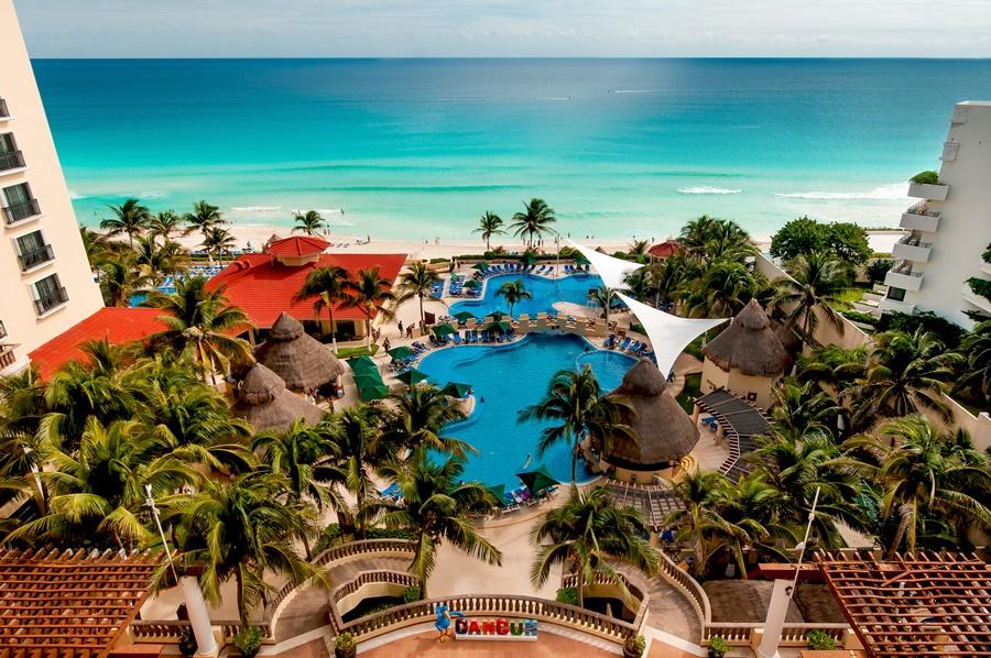 Gr Solaris Caribe Hotel Cancún Eksteriør billede